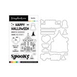 Scrapbook.com - Photopolymer Stamp Set and Coordinating Die - Spooky