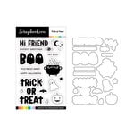 Scrapbook.com - Photopolymer Stamp Set and Coordinating Die - Trick or Treat