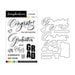 Scrapbook.com - Photopolymer Stamp Set and Coordinating Die - Graduation