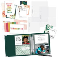 Scrapbook.com - Simple Scrapbooks - Everyday Moments - Complete Kit with Forest Green Album