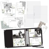 Scrapbook.com - Simple Scrapbooks - Wedding - Complete Kit with Black Album