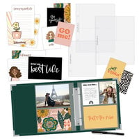 Scrapbook.com - Simple Scrapbooks - My Best Life - Complete Kit with Forest Green Album