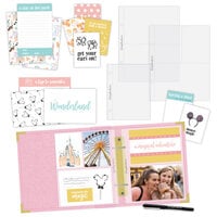 Scrapbook.com - Simple Scrapbooks - Enchanted Theme Park - Complete Kit with Velvet Dusty Rose Album