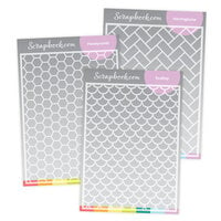 Scrapbook.com - Stencils - Stencil Backgrounds Bundle