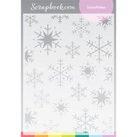 Scrapbook.com - Stencils - Snowflakes - 6x8