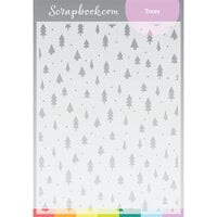 Scrapbook.com - Stencils - Trees - 6x8
