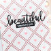 Scrapbook.com - Stencils - Diamond Stitched - 6x8