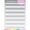 Scrapbook.com - Stencils - Bold Stripes - 6x8