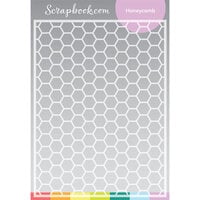 Scrapbook.com - Stencils - Honeycomb - 6x8
