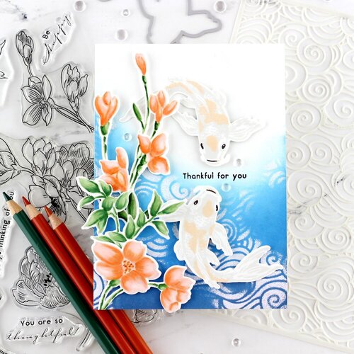 Scrapbook.com - Stencils - Wave - 6x8