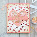 Scrapbook.com - Stencils - Scattered Hearts - 6x8