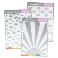 Scrapbook.com - Stencils - 6x8 - Bright Days Ahead Bundle