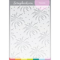 Scrapbook.com - Stencils - Fireworks - 6x8