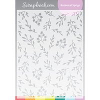 Scrapbook.com - Stencils - Botanical Sprigs - 6x8