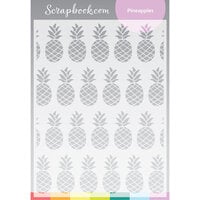 Scrapbook.com - Stencils - Pineapples - 6x8