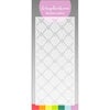 Scrapbook.com - Stencils - Slimline - Lattice - 4x9