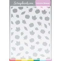 Scrapbook.com - Stencils - Autumn Breeze - 6x8