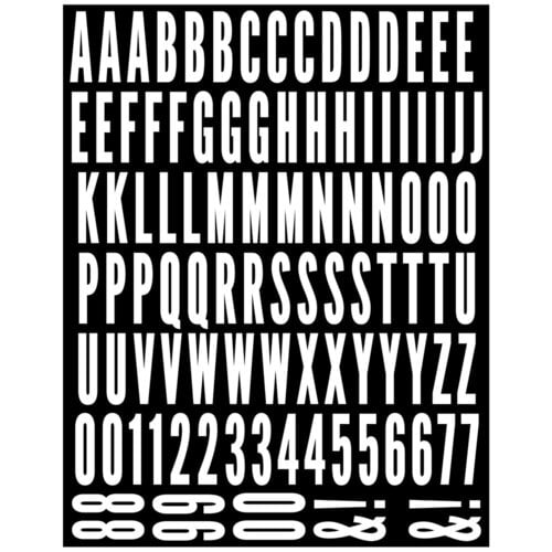 Scrapbook.com - Alphabet Sticker Sheet - Matte White