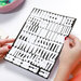 Scrapbook.com - Alphabet Sticker Sheet - Matte White