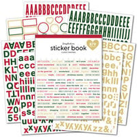 Scrapbook.com - Sticker Book - Classic Christmas with Gold Foil Accents