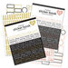 Scrapbook.com - Sticker Book Bundle - Black & White with Gold + Charcoal & Blush with Rose Gold - 2 Pack