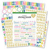 Scrapbook.com - Sticker Book - Preppy with Rich Gold Foil Accents