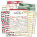 Scrapbook.com - Sticker Book Bundle - Classic Christmas + Peppermint Christmas - 2 Pack