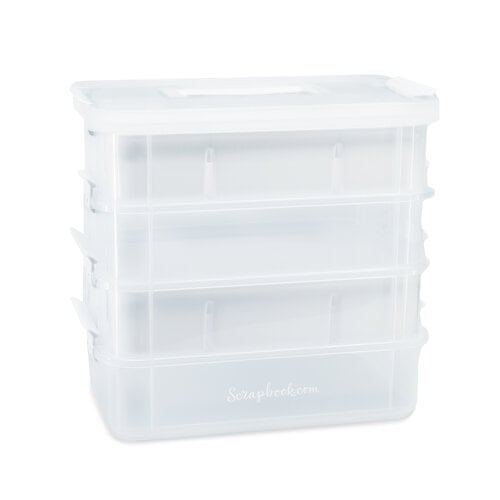 4 Tier Stash-n-Stow Organizer - Stackable Carrier with Removable