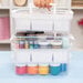 Scrapbook.com - 4 Tier Stash-n-Stow Organizer - Stackable Carrier with Removable Trays