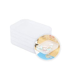 Scrapbook.com - Stack-n-Sort Trays - Frost - 4 Pack