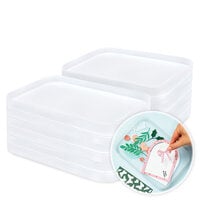 Scrapbook.com - Stack-n-Sort Trays - Large - Frost - 12 Pack