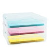 Scrapbook.com - Clear Craft Storage Box - 12x12 - 3 Pack