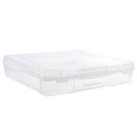Scrapbook.com - Clear Craft Storage Box - 12x12