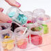 Scrapbook.com - Embellishment Jars - 12 Pieces with Storage Case - Large