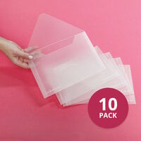  Clear Craft Storage Box - with 6 Tabbed Dividers