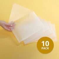 Scrapbook.com - Storage Envelopes - Plastic - 7x10 - Large - 10 Pack