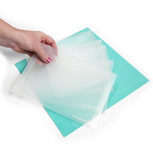  Storage Envelopes - Plastic - 4.75 x 4.75 - Small - 5 Pack