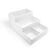 Scrapbook.com - Craft Room Basics - Stadium Organizer - 4 Compartments - White