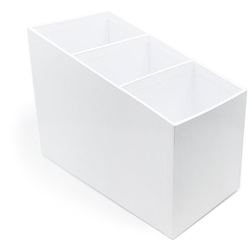  Craft Room Basics - 6x6 Paper Storage - 6 Shelf Box - White