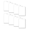 Scrapbook.com - Tabbed Dividers with Labels - 3x4 - White - 8 Piece Set