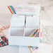 Scrapbook.com - Craft Room Basics - Pocket Cards Organizer - 6 Compartments - White