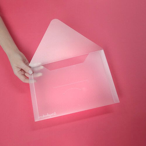 Scrapbook.com - Storage Envelope - Plastic - 6 x 8.75 - Medium - 1 Single