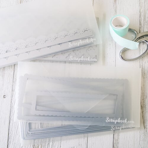 Slimline Die Storage Envelopes - Pack Of 5