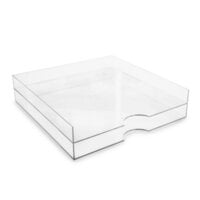 Scrapbook.com - Modern 12x12 Stackable Paper Trays - Clear - 2 Pack