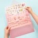Scrapbook.com - Pink Storage Envelopes - Plastic - 13x13 - Extra Large - 5 Pack