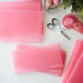 Scrapbook.com - Pink Storage Envelopes - Plastic - 4.5 x 9.5 - Slimline - 10 Pack