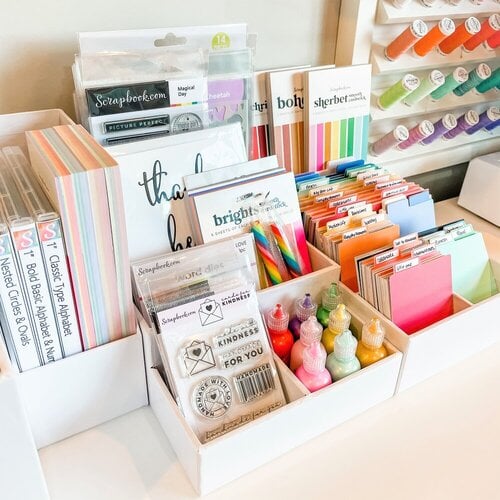  Craft Room Basics - Paper Holder Bundle - White