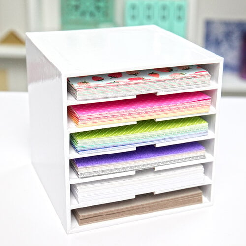 Craft Room Basics - Medium Envelope Organizer - includes 10 Medium Envelopes  - Mint Bundle 