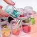 Scrapbook.com - Embellishment Jars - 24 Pieces with Storage Cases - Large and Mini Bundle