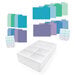 Scrapbook.com - Craft Room Basics - Pocket Cards Organizer - with Tabbed Dividers - Cools